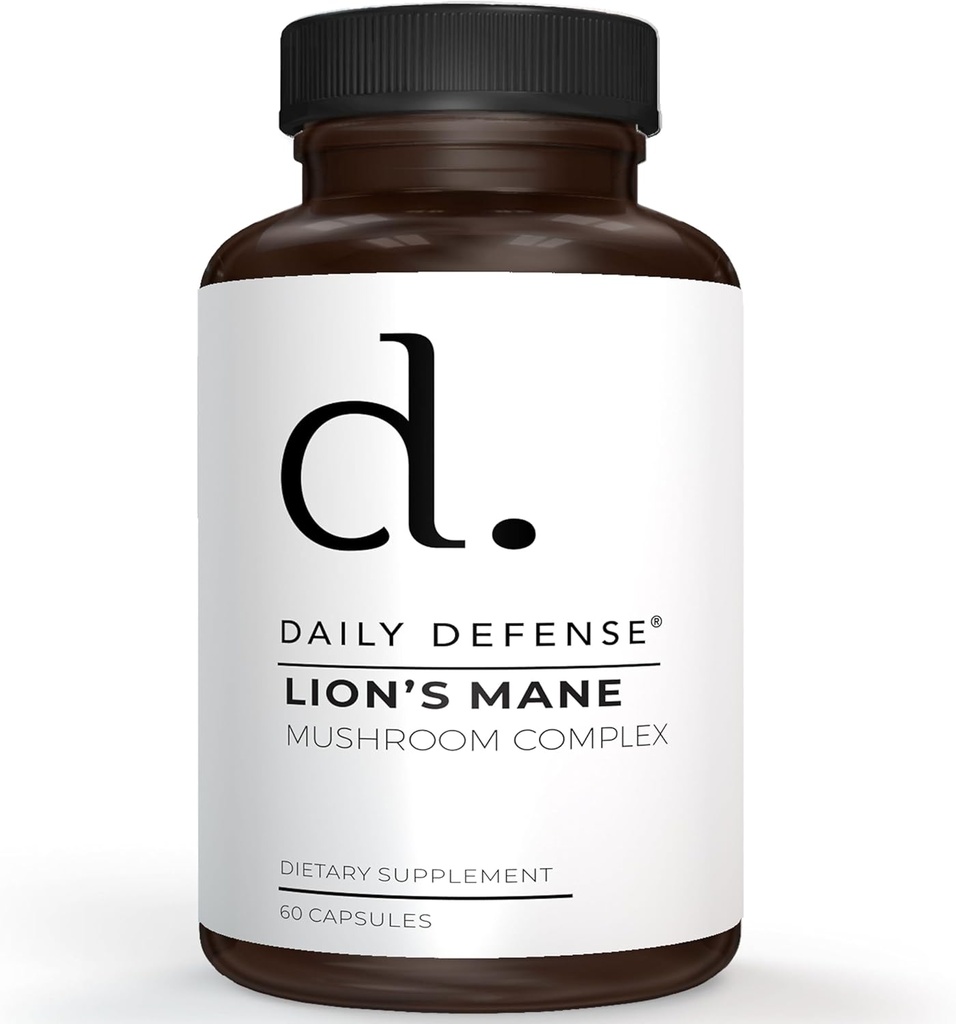 ライオンズマネのきのこの補足200mg - Reishi、Maitake、椎茸、及びChaga -記憶及び焦点の頭脳サポート補足、米国でなされる60の向知性カプセル