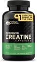 Optimum Nutrition Micronized Creatine Monohydrate Capsules, Keto Friendly, 2500mg, 100 Capsules