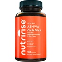 NutriRiseの黒いペッパー1950mg、自然な圧力及び気分、甲状腺及び免疫サポート補足、睡眠の援助、明白、焦点及びエネルギー、グルテンフリーの180の計算