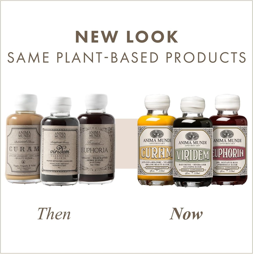 Anima Mundi Apothecaryの植物はコラーゲンのブースターのエリクサーを基づかせていました - 皮、毛および釘のためのビーガン美の補足 - Fo Ti、Nettle及び多くが付いている草の液体 - Anima Mundiの美の補足(4oz/118ml)