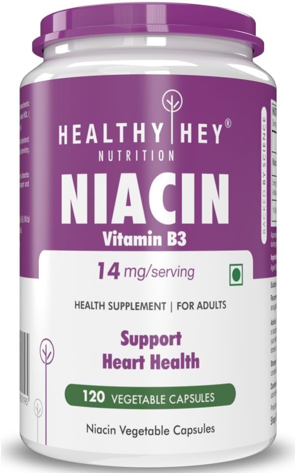 Nutrition Niacin Vitamin B3 120 Veg. Capsules