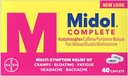 Midolの完全な最高の強さの痛みのRelieverの口径40のea (4のパック)