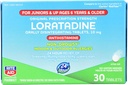 Rite Aid Kidの非眠気アレルギー救済、Loratadine 10mg、ミントフレーバー - 30錠 | 口頭でタブを崩壊 | 年齢 6 歳