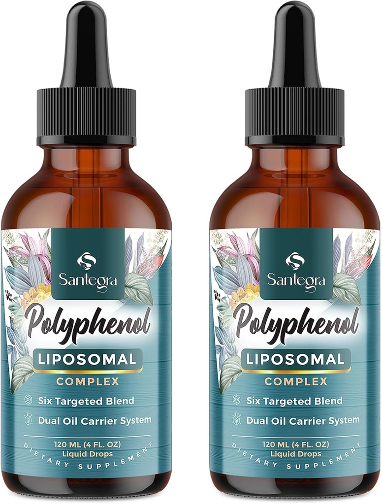 ポリフェノールの補足のLiposomal、MCT及びオリーブ オイル、Quercetinのエキスが付いている27のポリフェノールのコンプレックス及び強力な酸化防止剤上の、Hauthornの果実のエキス、年齢の防衛、エネルギー、免除、240のMLのための