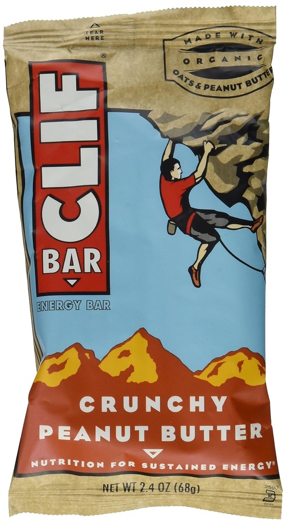 Cliff棒 Clif棒、OgのCrnchのPnt Btr、2.40-Ounce (12のパッケージ)