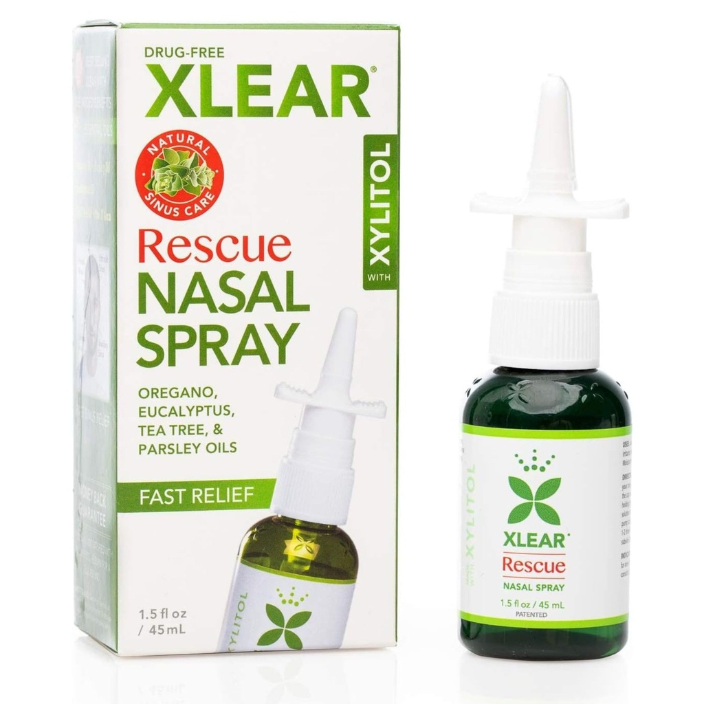 Xlearの救助のXylitol、Oreganoおよびティー・ツリー、1.5のflのoz (パッケージ1)