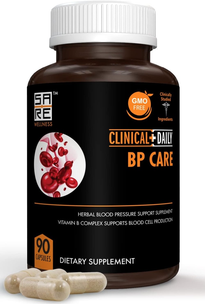 臨床毎日のBPの心配-非GMOの補足。 Hawthorne Berry BPオプティマイザ 葉酸、ナイアシン、ニンニク、ウバウルシ、Buchu、ハイビスカス、ビタミンB6 B12、C。 90カラット