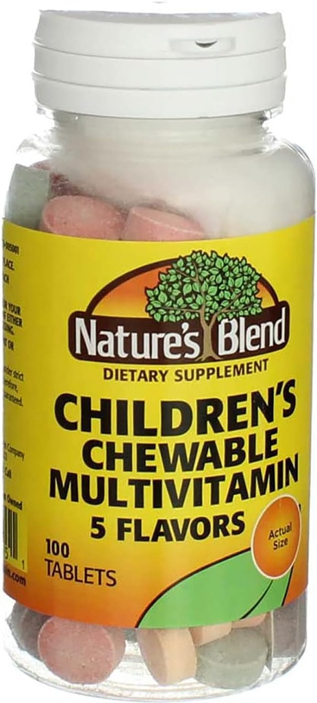 NAT B CHILDRENS CHEWABLE 100