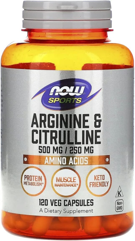 今Citrulline 250のmg-120のカプセルが付いている食糧アルギニン500mg