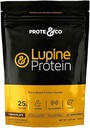 Prote&Co ルパンプロテイン - ビーガン植物ベースのプロテインパウダーの24g。 非GMO、無添加砂糖、乳糖フリー、グルテンフリー、大豆フリー。 20 サービング - チョコレート