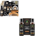 XIKEZAN Gifts for Men w/Beard Kit and Beard Shampoo and Conditioner Set