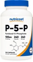 Nutricost P5PビタミンB6サプリメント100mg、240カプセル(Pyridoxal-5-Phosphate) - ベジタリアンフレンドリー、非GMO、グルテンフリー