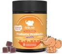Tummy Buddy Kids Probiotic Gummies 3 in 1 プロバイオティクスプレバイオティクス & 消化の健康のためのポストバイオティクス & 子供のための免疫サポート – ビーガン, グルテンフリーとアレルゲン無料