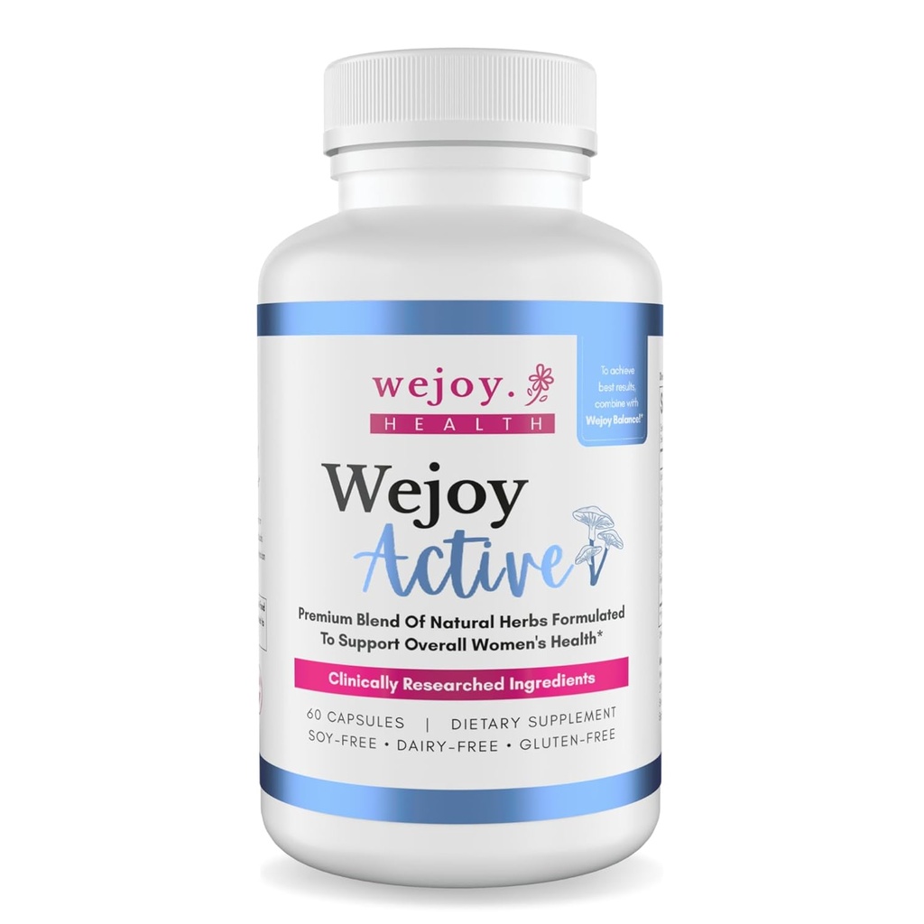 WEJOY. Active - Helps With Brain Fog, Joint Pain, Memory, Immunity And Clarity, Menopause Supplements For Women, Lions Mane Supplement