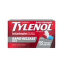 Tylenolの余分強さのアセトアミノフェンの急速な解放のゲル、苦痛Reliever及びファーバーの減力剤、速い解放のためのレーザーのドリルされた穴が付いているゲルキャップ、Stomachの穏やかな、ゲルキャップごとの500のmg、100の計算OTCの薬