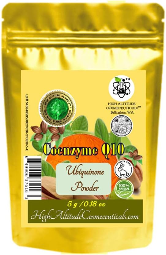 5g Coenzyme Q10 (Ubiquinone、Coq10)の粉の化粧品の酸化防止剤はスキン ケアを、作りますDIYの液体の表面の血清、クリーム、ローション、保湿剤、きつく締まることの皮を、改善します伸張の印の出現作ります