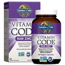 Garden of Life Vitamin Code Raw Zinc Supplement 30mg, 60 Vegan Capsules