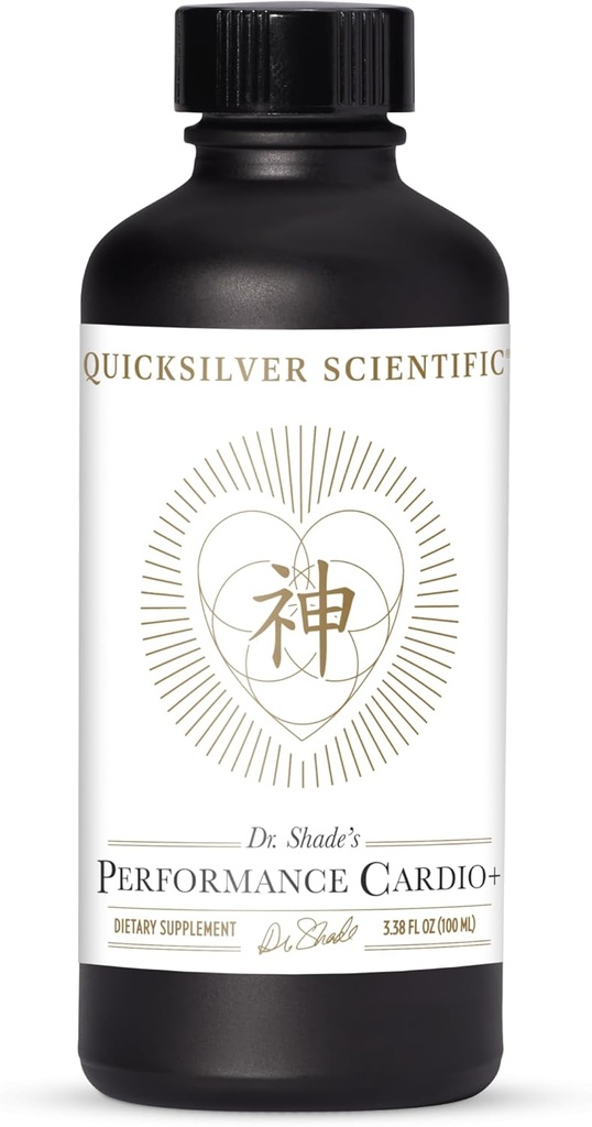 Quicksilverの科学的パフォーマンスCardio + - 血液循環と脳の健康をサポートするハーブサプリメント - Hawthorn Berry + He Shou Wu + Ginseng Extract(3.38 oz)