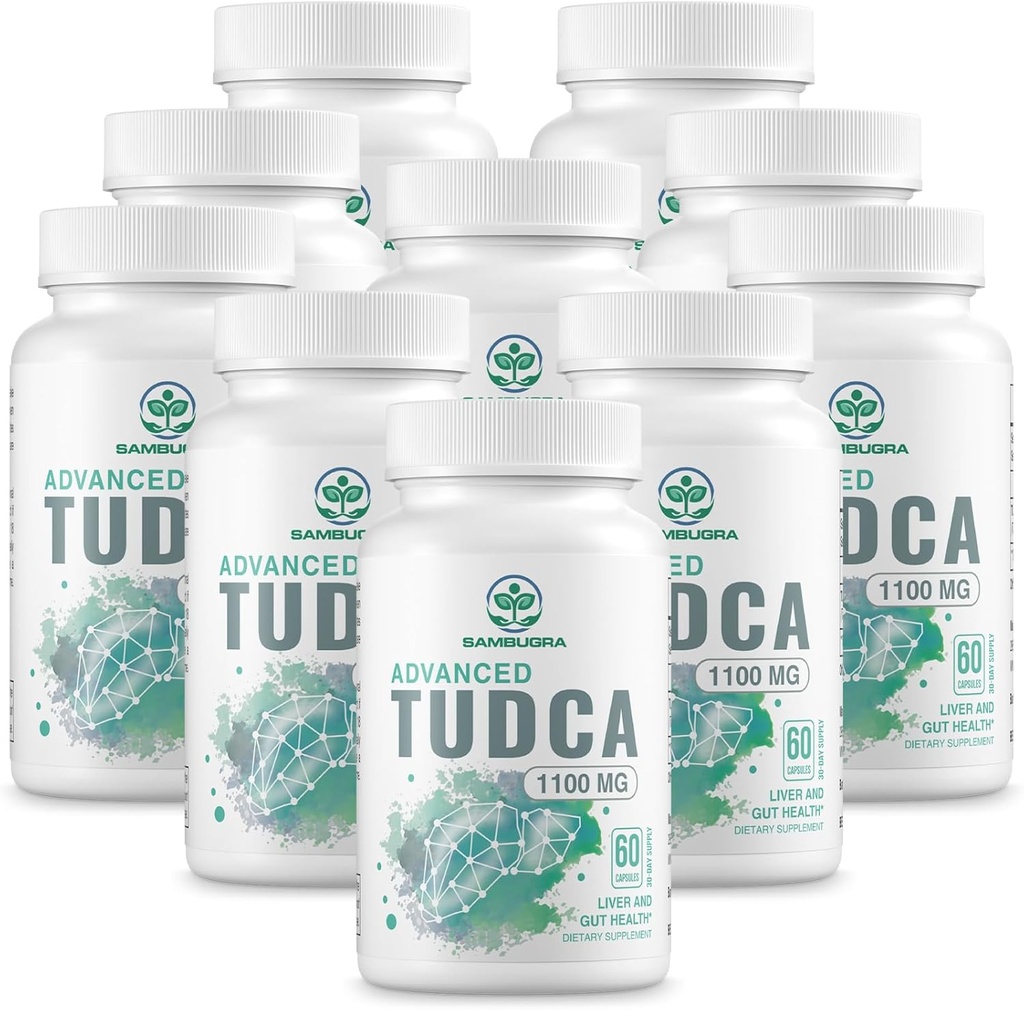 TUDCAのレバーは1100mgの3rd党テストされた超強さのBileの塩TUDCAの補足、肝臓の清潔なDetoxおよび修理のための肝臓サポート、600のカプセルを補います