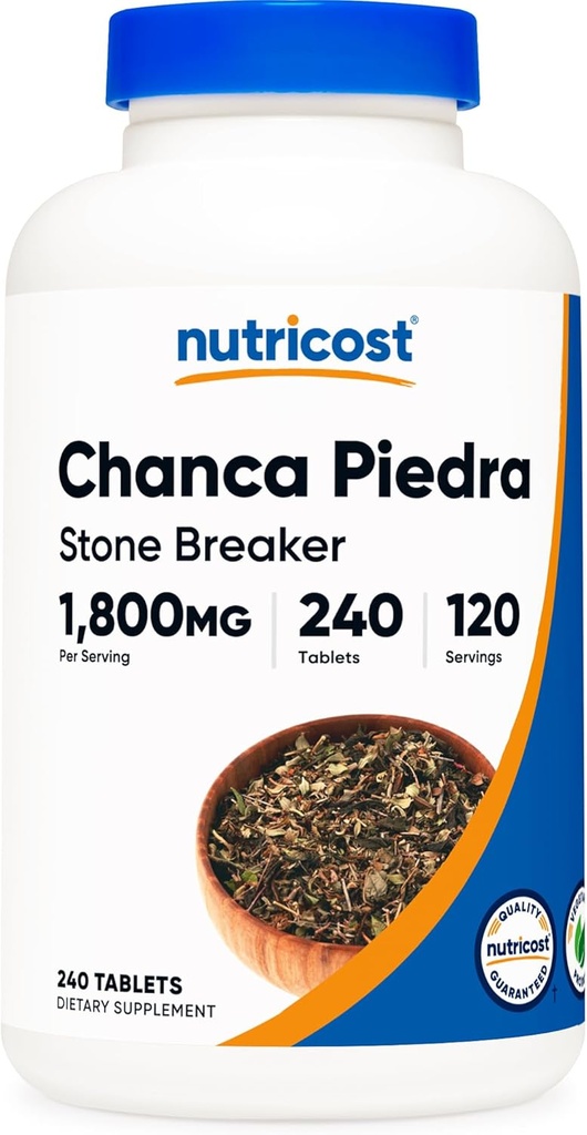 Nutricost Chanca Piedraのエキス-石のブレーカ- 240のタブレット、サービングごとの1800mg、びんごとの120のサービング