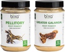 bixa BOTANICAL Pellitory Root Powder (Anacyclus Pyrethrum/Akarkara) 7 Oz + Galangal Root Powder (Kulinjan/Alpinia Galanga) 7 Oz Bundle | Herbal Supplement Combo