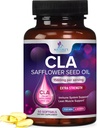 CLAの補足、Conjugated Linoleicの酸1560mg - 余分強さCLAの補足の丸薬-サポート ボディ構成、細い筋肉調子、及びエネルギー- Safflowerのカプセル、グルテンフリー、非GMO - 60のSoftgels