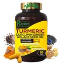世界1st.Turmeric Curcumin Ginger&Black Seed Oil, 240 Caps, 2250mg, 95% Curcuminoids, BioPerin追加, 余分な強度, オーガニック, ハラール, ビーガン, サポート免疫システム, 抗酸化剤, 共同サポート