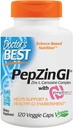 Pepzin Gi Veggieの帽子、120の計算が付いている医者の最もよい亜鉛Carnosineのコンプレックス