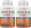 サービングL-アルギニンHCL AAKG AKGアルファKetoglutarateのCitrulline Malate 240の合計のカプセルごとの2本のびんのNitric酸化物のコンプレックス3500mg