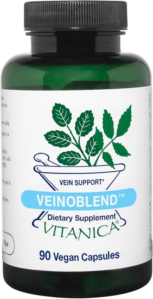 Vitanica, VeinoBlend, 静脈サポート, ビーガン, 90 カプセル