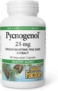 自然な要因Pycnogenol 25のmgの健康な老化のための酸化防止サポート、60のカプセル