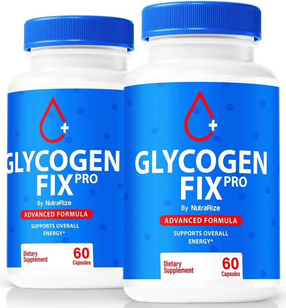 (2パック)Glycogen Fix Proカプセル、全自然血液サポートフォーミュラ、健康的なライフスタイルをサポートし、安定したレベルを維持するためのプレミアムサプリメント、公式GlycogenFix Proレビュー(120カプセル)