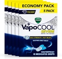 ヴィックスVapoCool Severe Sore Throat Drops, Max Strength Menthol, Soothes Sore Throat Pain, Winterfrost Flavor, 225ct (5パック45ct)