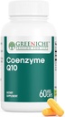 Greeniche Coenzyme Q10、60の帽子、高い吸収のCoq10、ビーガン、グルテンフリー
