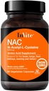 Invite Health N-Acetyl Cysteine(NAC) - 肝臓と脳の健康をサポート - 必須アミノ酸L-Cysteineとトリペプチドグルタチオンへのプレカーサー - 60ベジタリアンカプセル(2-パック)