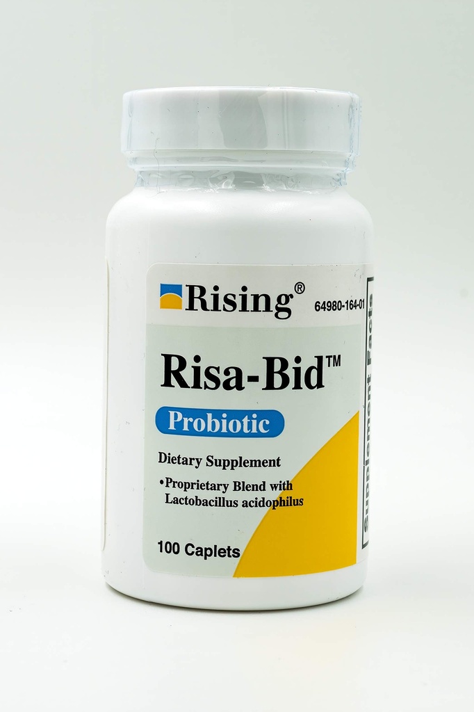 ライジング健康 - Risa-Bidカプレット - プロバイオティックサプリメント - 100カプレット