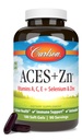 カールソン - ACES + Zn、ビタミンA、C、E +セレン&亜鉛、セルラーヘルス&免疫サポート、抗酸化剤、180ソフトゲル