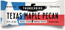 Thunderbird Bars Energy Snack, Gluten-Free with Protein, Healthy Real Food, Vegan Paleo Non-GMO, No Added Sugar, Texas Maple Pecan Flavor (12 Count, 1.7 oz. Bars)