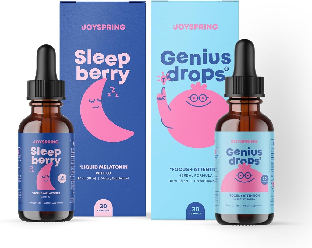 JoySpring Geniusは、子供の睡眠サポートのための脳のサプリメントとSleeBerry Melatoninをドロップします