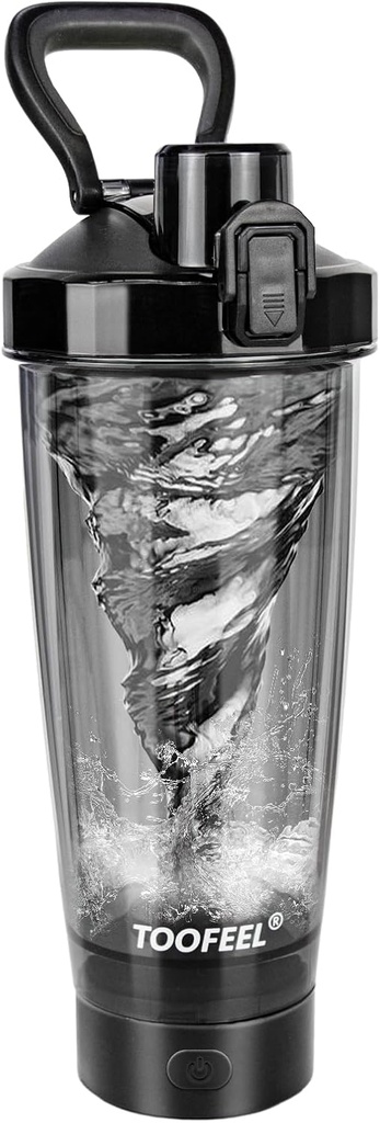 TOOFEELの電気蛋白質のシェーカーのびん-蛋白質の揺れのための20のoz USBの再充電可能なシェーカーのコップ、蛋白質の混合のための自己の感動的なシェーカーのびん、BPAの自由なワークアウトの体育館のシェーカーのびん