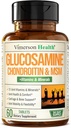 Glucosamine Chondroitin MSM Supplement – Advanced Joint Supplements for Men and Women w/Glucosamine Sulfate 1000mg, Chondroitin Sulfate & MSM, Vitamin B12 and More for Joint Health – FSA Eligible