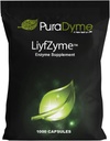LiyfZyme – 1000 ビーガンカプセル – 植物ベースのタンパク質のための酵素サプリメント, 脂肪, 炭水化物の故障