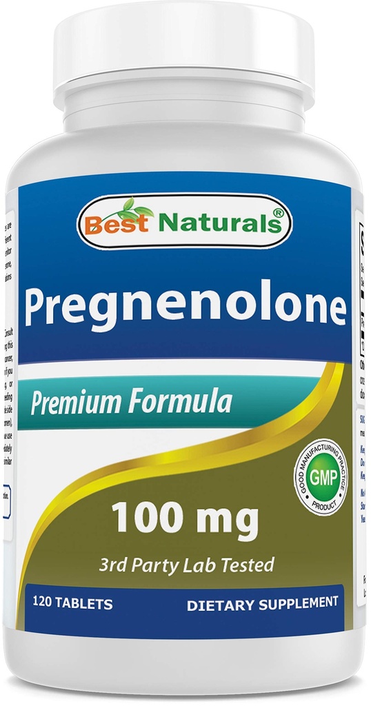 最高のNaturals Pregnenolone 100のmg 120のタブレット