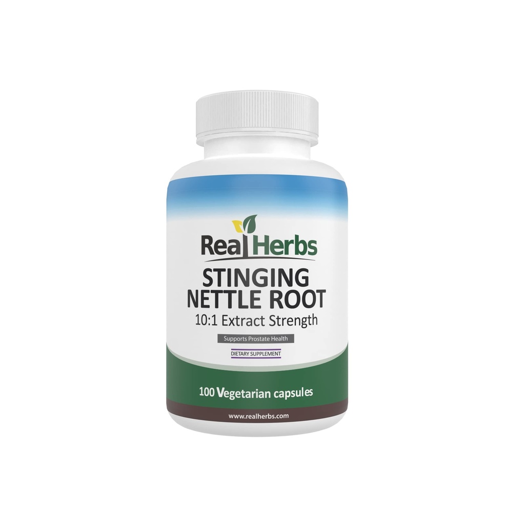 イラクサの根根根抽出物7500mg(10:1抽出物の750mg) - ベジタリアンフレンドリー、非GMO、グルテンフリー - 前立腺と尿の健康をサポート - 100カプセル