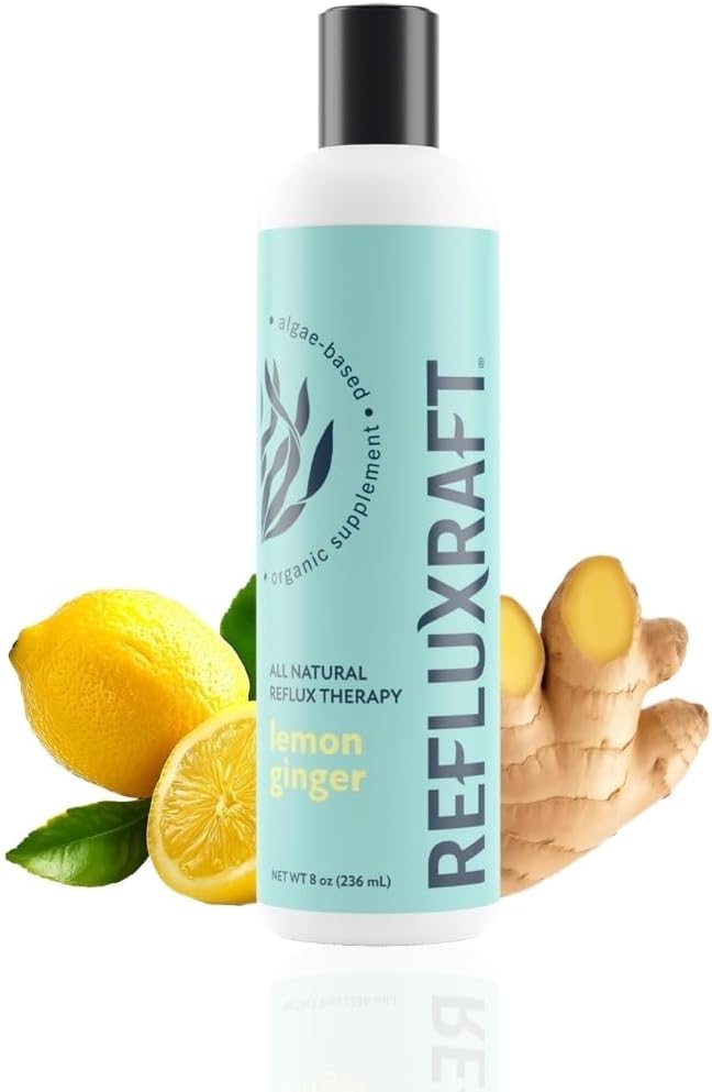 有機アルギン酸塩、急速な及び長続きがするゲルド、LPR及び消化症状サポート、ゼロ砂糖、グルテンフリー、ナトリウム、レモンジンジャー味、47のゲルのサービング、8つのOZのびんが付いている酸の還流療法