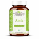 Amlaカプセル100%オーガニック免疫エンハンサーナチュラルソースのビタミンCハーブサプリメント(60カプセル)(パック1)