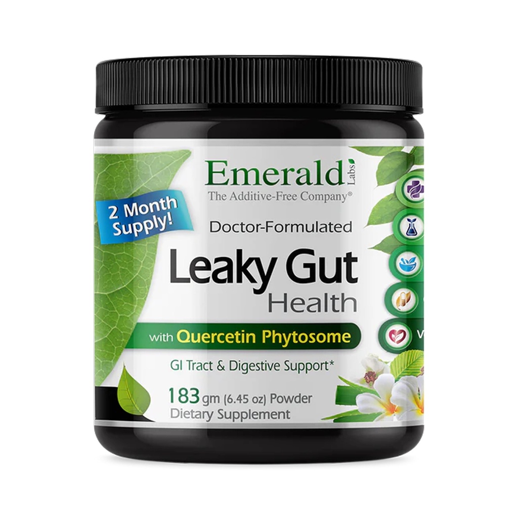 Emerald Labs Leaky Gut Health - DGL Licorice、アロエベラエキス、その他 - コロン&ガット健康をサポート - 6.45 oz(最大60日の供給)