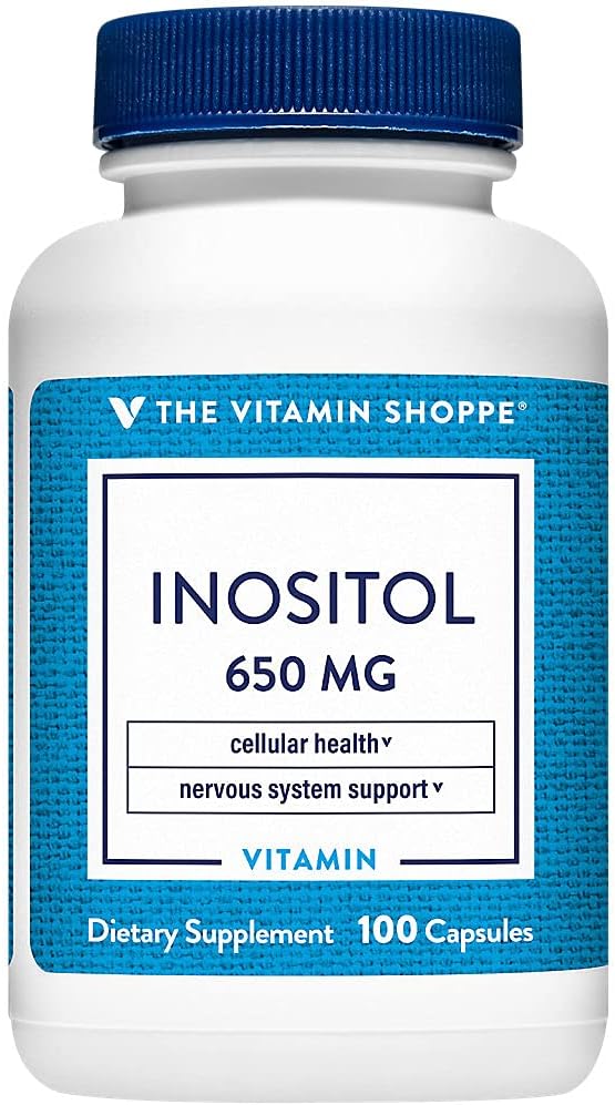 ビタミンのShoppe Inositol 650MGは、健康な肝臓及び細胞機能(100カプセル)を支えます
