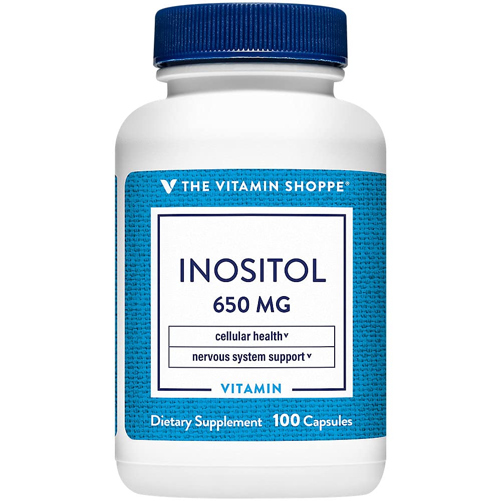 ビタミンのShoppe Inositol 650MGは、健康な肝臓及び細胞機能(100カプセル)を支えます