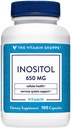 ビタミンのShoppe Inositol 650MGは、健康な肝臓及び細胞機能(100カプセル)を支えます